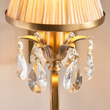 Oksana Antique Brass Single Wall Light With Beige Shade - Interiors 1900 63538