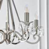 Oksana Nickel 5 Light Chandelier - Interiors 1900 UL1P5N