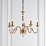 Polina 5 Light Antique Brass Finish Chandelier  - Interiors 1900 LX124P5B