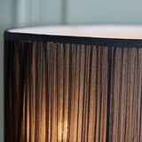 Stanford Nickel Table Lamp With Black Shade - Interiors 1900 63652