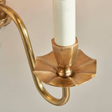 Asquith Solid Brass Twin Wall Light With Beige Shades - Interiors 1900 63793