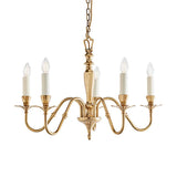 Asquith Solid Brass 5 Light Chandelier - Interiors 1900 ABY1002P5
