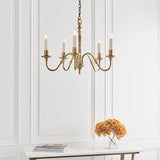 Fitzroy Solid Brass 5 Light Chandelier - Interiors 1900 ABY133P5