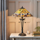 Bernwood Medium Tiffany Table Lamp - Interiors 1900 63951