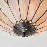 Brooklyn Medium Semi-Flush Tiffany Ceiling Light  - Interiors 1900 63978