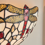 Dragonfly Beige Tiffany Wall Light  - Interiors 1900 64101