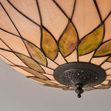 Hutchinson Large Flush Tiffany Ceiling Light - Interiors 1900 64173