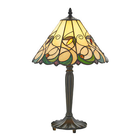 Jamelia Small Tiffany Table Lamp - Interiors 1900 64195