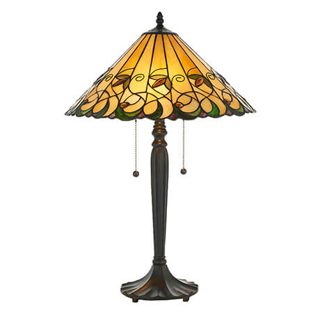 Jamelia Medium Tiffany Table Lamp - Interiors 1900 64197