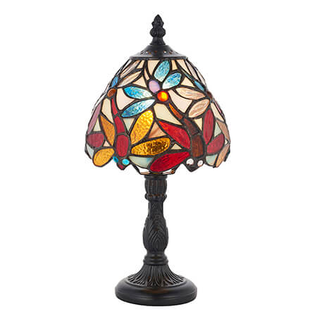 Lorette Mini Tiffany Table Lamp - Interiors 1900 64246
