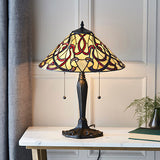 Ruban Medium Tiffany Table Lamp - Interiors 1900 64321