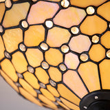 Pearl Medium Flush Tiffany Ceiling Light - Interiors 1900 70242
