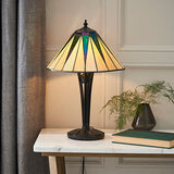 Dark Star Small Tiffany Table Lamp - Interiors 1900 70367
