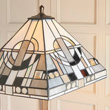 Metropolitan Tiffany Floor Lamp with Brass Base - Interiors 1900 70662