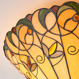 Jamelia Medium Flush Tiffany Ceiling Light - Interiors 1900 70704