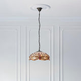 Dragonfly Beige Medium Tiffany Pendant  - Interiors 1900 70824