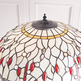 Dragonfly Beige Tiffany Floor Lamp - Interiors 1900 70940