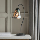 Astoria Swan Neck Tiffany Table Lamp - Interiors 1900 74364