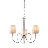 Fabia 3 Light Chandelier With Marble Shades - Interiors 1900 74427