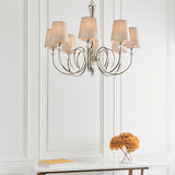 Fabia 8 Light Chandelier With Marble Shades - Interiors 1900 74429