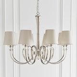 Fabia 8 Light Chandelier With Marble Shades - Interiors 1900 74429